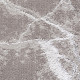 Tapis effet marbre brillant en polyester moderne Cleron