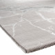 Tapis effet marbre brillant en polyester moderne Cleron