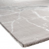 Tapis effet marbre brillant en polyester moderne Cleron