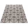 Tapis graphique gris intérieur et extérieur design Firoz