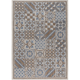 Tapis carreaux de ciment intérieur et extérieur plat Tufino