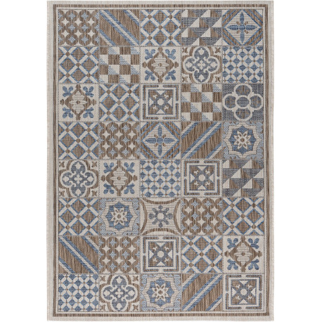 Tapis carreaux de ciment intérieur et extérieur plat Tufino