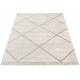 Tapis moderne gris pour salon rectangle Yreka