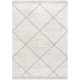 Tapis moderne gris pour salon rectangle Yreka