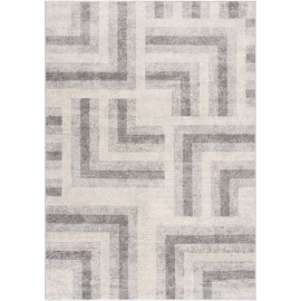 Tapis design gris intérieur à courtes mèches Mackay