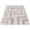 Tapis design gris intérieur à courtes mèches Mackay