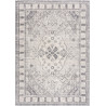 Tapis vintage rayé gris pour salon rectangle Nova