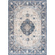 Tapis rayé gris pour salon vintage rectangle Oriolo