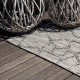 Tapis intérieur et extérieur moderne plat Nino