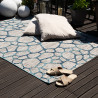 Tapis intérieur et extérieur moderne plat Nino