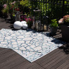 Tapis intérieur et extérieur moderne plat Nino
