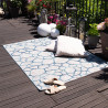 Tapis intérieur et extérieur moderne plat Nino