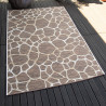 Tapis intérieur et extérieur moderne plat Nino