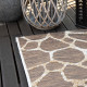 Tapis intérieur et extérieur moderne plat Nino