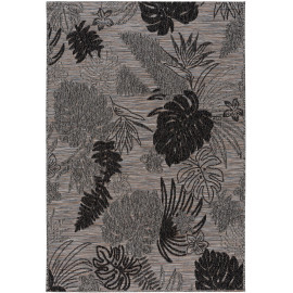 Tapis floral intérieur et extérieur plat design Vindum