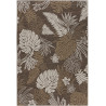 Tapis floral intérieur et extérieur plat design Vindum