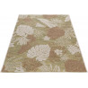 Tapis floral intérieur et extérieur plat design Vindum