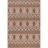 Tapis plat intérieur et extérieur terre moderne Sporup