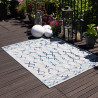 Tapis ethnique intérieur et extérieur plat design Vrensted