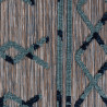 Tapis ethnique intérieur et extérieur plat design Vrensted