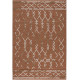 Tapis ethnique intérieur et extérieur plat design Vrensted