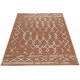 Tapis ethnique intérieur et extérieur plat design Vrensted