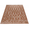 Tapis ethnique intérieur et extérieur plat design Vrensted