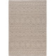 Tapis intérieur et extérieur plat blanc moderne Lohals