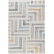 Tapis multicolore avec franges rayé moderne Grensten