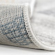 Tapis multicolore avec franges rayé moderne Grensten