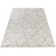 Tapis avec franges crème moderne rectangle Ugilt