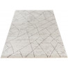 Tapis avec franges crème moderne rectangle Ugilt