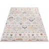 Tapis ethnique avec franges multicolore berbère Vantore