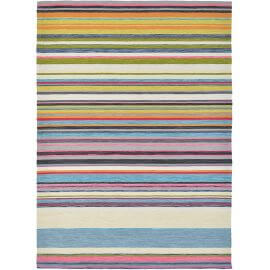 Tapis rayé intérieur et extérieur design multicolore LaVida