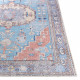 Tapis vintage lavable en machine rayé rectangle Morum