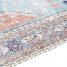 Tapis vintage lavable en machine rayé rectangle Morum