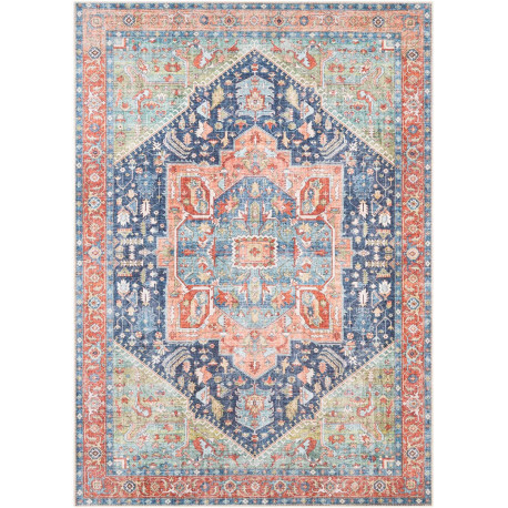 Tapis d'orient bleu Nomadiya