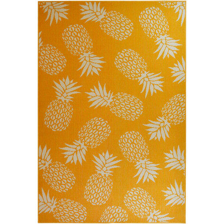 Tapis extérieur et intérieur design ananas Tahiti