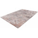 Tapis en soie de bambou au design baroque Perle