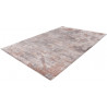 Tapis en soie de bambou au design baroque Perle