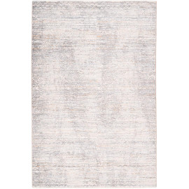 Tapis vintage rayé taupe Signature