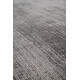 Tapis effet vintage argenté en viscose tissé main Kruger