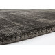 Tapis effet vintage anthracite en viscose tissé main Kruger