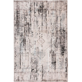 Tapis vintage gris effet 3D Spinoza