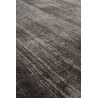 Tapis effet vintage anthracite en viscose tissé main Kruger