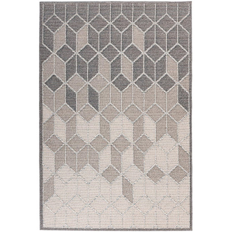 Tapis extérieur et intérieur ethnique effet 3D Havane