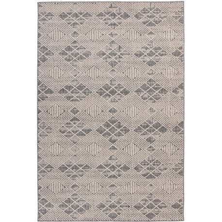 Tapis influence ethnique extérieur et intérieur motif 3D Tikal