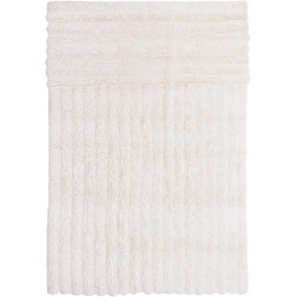 Tapis uni naturel lavable en machine en laine Dunes