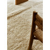 Tapis uni naturel en laine lavable en machine Tundra