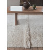 Tapis uni naturel en laine lavable en machine Tundra